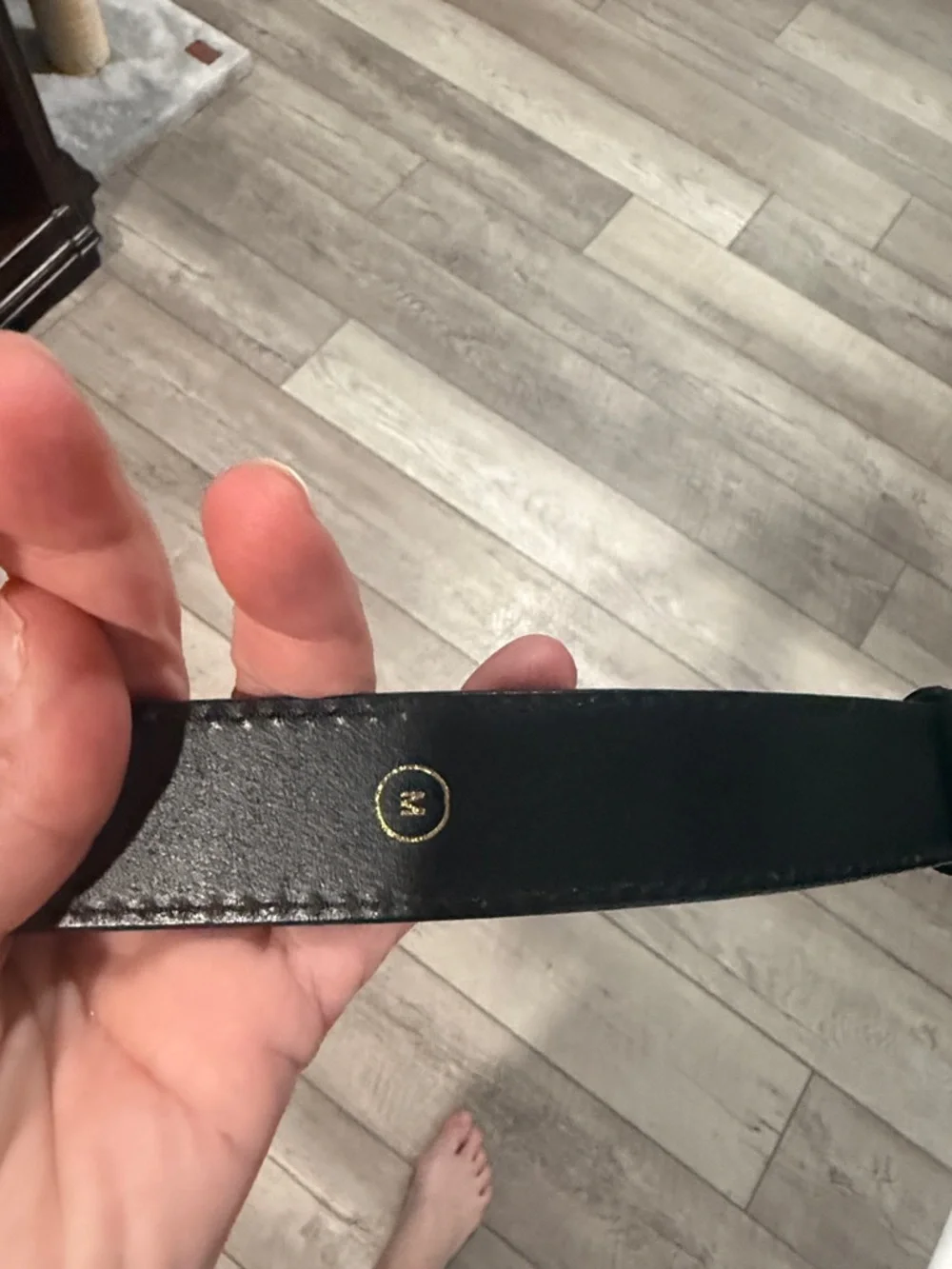 J. Crew Women’s Black Leather belt - Picture 3 of 4